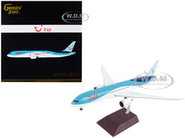 Boeing 787 9 Commercial Aircraft TUI Airways Blue and White Gemini 200 Series 1/200 Diecast Model Airplane GeminiJets G2TOM908