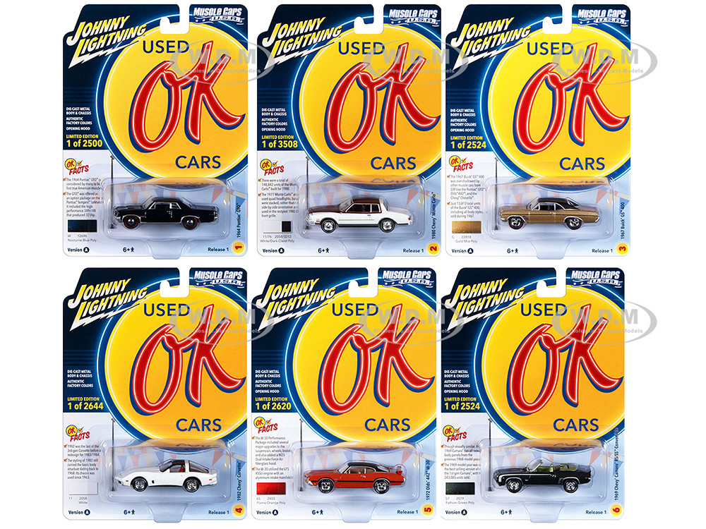 Muscle Cars USA 2023 Set A of 6 pieces Release 1 OK Used Cars 1