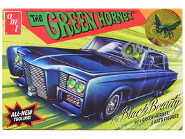 Skill 2 Model Kit Black Beauty The Green Hornet 1966 1967 TV Series with Green Hornet and Kato Figures 1/25 Scale Model AMT AMT1271