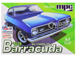 Skill 2 Model Kit 1969 Plymouth Barracuda 3 in 1 Kit 1/25 Scale Model MPC MPC994