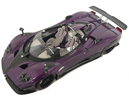 Pagani Zonda HP Barchetta Carbon Purple 1/18 Diecast Model Car LCD Models LCD18009PU