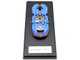 McLaren Elva Convertible Light Blue with Orange Accents Gulf Oil 1/64 Diecast Model Car LCD Models LCD64022GUO