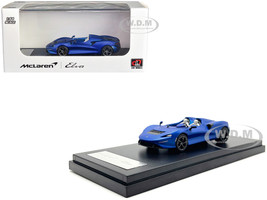 McLaren Elva Convertible Matt Blue Metallic 1/64 Diecast Model Car LCD Models LCD64022MBU