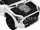 2023 Toyota Tundra TRD 4x4 Pickup Truck White Metallic with Sunroof and Wheel Rack 1/24 Diecast Model Car H08555R-WH