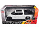 2023 Toyota Tundra TRD 4x4 Pickup Truck White Metallic with Sunroof and Wheel Rack 1/24 Diecast Model Car H08555R-WH