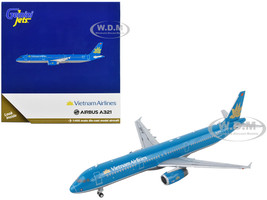 Airbus A321 Commercial Aircraft Vietnam Airlines Blue 1/400 Diecast Model Airplane GeminiJets GJ1597