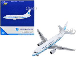 Boeing 737 500 Commercial Aircraft Xiamen Airlines White with Blue Stripes 1/400 Diecast Model Airplane GeminiJets GJ1671