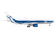 Boeing 777F Commercial Aircraft AirBridgeCargo White with Blue Stripes 1/400 Diecast Model Airplane GeminiJets GJ1949