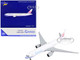 Boeing 777F Commercial Aircraft China Airlines Cargo White with Purple Stripes and Tail 1/400 Diecast Model Airplane GeminiJets GJ1984
