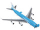 Boeing 747 400F Commercial Aircraft KLM Royal Dutch Airlines Cargo Blue and White Interactive Series 1/400 Diecast Model Airplane GeminiJets GJ2077