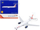 Boeing 777 200ER Commercial Aircraft with Flaps Down British Airways White with Tail Stripes 1/400 Diecast Model Airplane GeminiJets GJ2117F