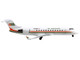 Bombardier CRJ200 Commercial Aircraft Air Wisconsin White with Orange and Green Stripes 1/400 Diecast Model Airplane GeminiJets GJ2211