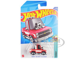 Datsun King Cab Baja Custom Pickup Truck #720 White and Blue with