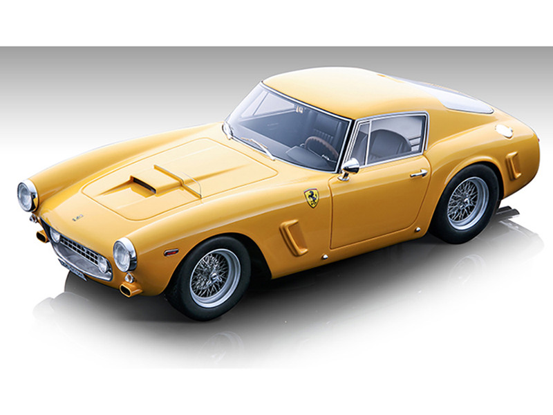 1962 Ferrari 250 GT SWB Yellow Modena Clienti Corsa Mythos Series Limited Edition to 60 pieces Worldwide 1/18 Model Car Tecnomodel TM18-245B