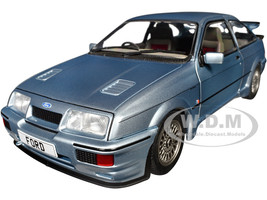 1987 Ford Sierra Cosworth RS500 RHD Right Hand Drive Glacier Blue Metallic 1/18 Diecast Model Car Solido S1806106