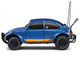 1975 Volkswagen Beetle Baja Blue Metallic with Stripes 1/18 Diecast Model Car Solido S1809601