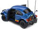1975 Volkswagen Beetle Baja Blue Metallic with Stripes 1/18 Diecast Model Car Solido S1809601