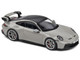 Porsche 911 992 GT3 Chalk Gray with Black Top 1/43 Diecast Model Car Solido S4312501