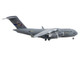 Boeing C 17 Globemaster III Transport Aircraft Charlotte Air National Guard United States Air Force Gray Gemini Macs Series 1/400 Diecast Model Airplane GeminiJets GM137