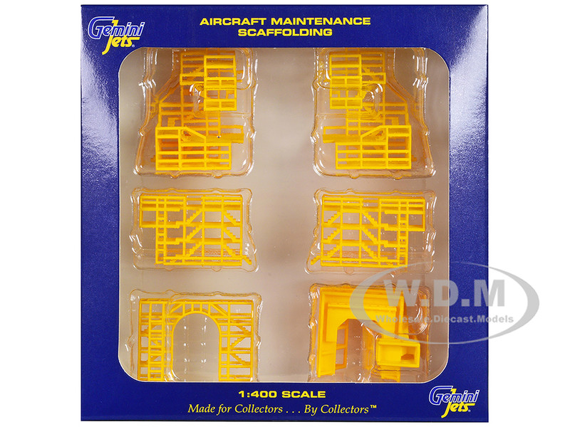 Aircraft Maintenance Scaffolding 6 Piece Set for 1/400 Scale Models GeminiJets GJ1828