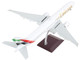 Boeing 777 300ER Commercial Aircraft with Flaps Down Emirates Airlines 2023 Livery White with Striped Tail Gemini 200 Series 1/200 Diecast Model Airplane GeminiJets G2UAE1250F