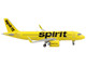 Airbus A320neo Commercial Aircraft Spirit Airlines Yellow 1/400 Diecast Model Airplane GeminiJets GJ2201