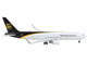 Boeing 767 300F Commercial Aircraft UPS Worldwide Services White with Dark Brown Tail 1/400 Diecast Model Airplane GeminiJets GJ2243