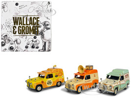 Wallace & Gromit Austin A35 Van Collection Set of 3 Pieces Diecast Model Cars Corgi CC80505