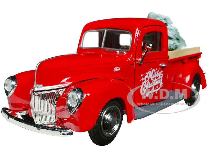 Amazon.com: 1940 Ford Pickup Truck Black 1/24 Diecast Model