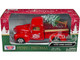 1940 Ford Pickup Truck Red Merry Christmas with Tree Accessory 1/24 Diecast Model Car Motormax 73234RBIXMT