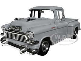 1957 GMC Blue Chip Pickup Truck Gray Timeless Legends Series 1/24 Diecast Model Car Motormax 79383gry