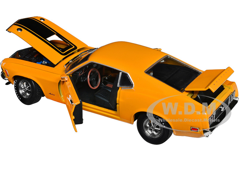 ミニカー　1/24 1970 Ford Mustang 428 Mach 1 428(グラバーオレンジ) [40300-109A] 1970 Ford Mustang Mach 1 428 Grabber Orange with Black