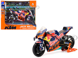 KTM RC16 Motorcycle #43 Jack Miller Red Bull KTM Factory Racing MotoGP World Championship 2023 1/12 Diecast Model New Ray 58393