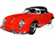 Porsche 356A Speedster Red with Black Soft Top NEX Models Series 1/24 Diecast Model Car Welly 24106H-W-RD