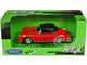 Porsche 356A Speedster Red with Black Soft Top NEX Models Series 1/24 Diecast Model Car Welly 24106H-W-RD
