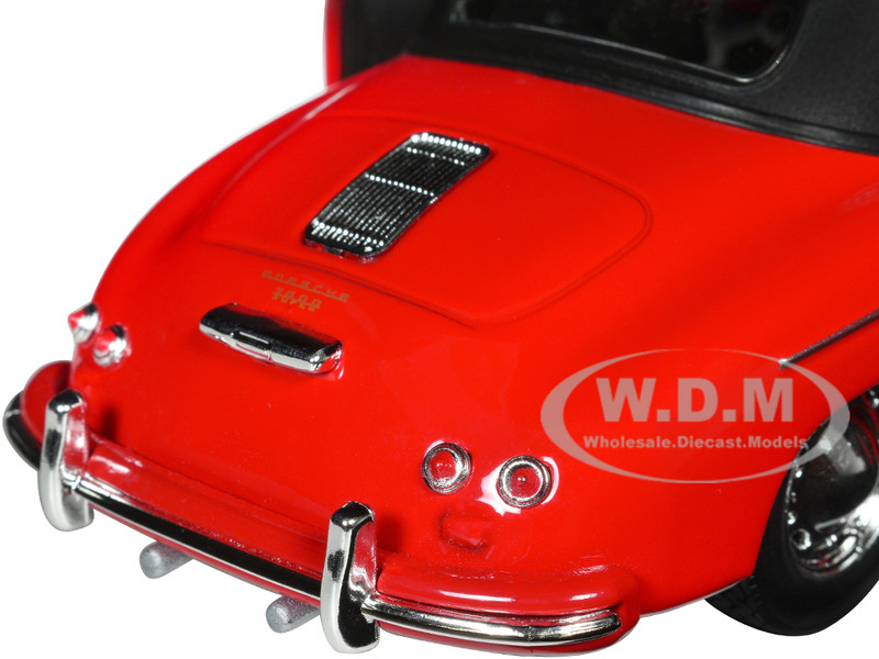 Porsche 356A Speedster Red with Black Soft Top NEX Models Series 1