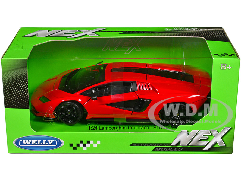 Lamborghini Countach LPI 800 4 Red NEX Models Series 1/24 Diecast