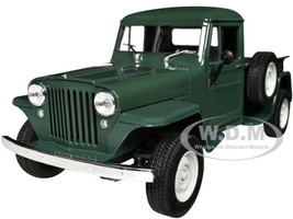 1947 Jeep Willys Pickup Truck Dark Green NEX Models Series 1/24 Diecast Model Car Welly 24116W-GRN