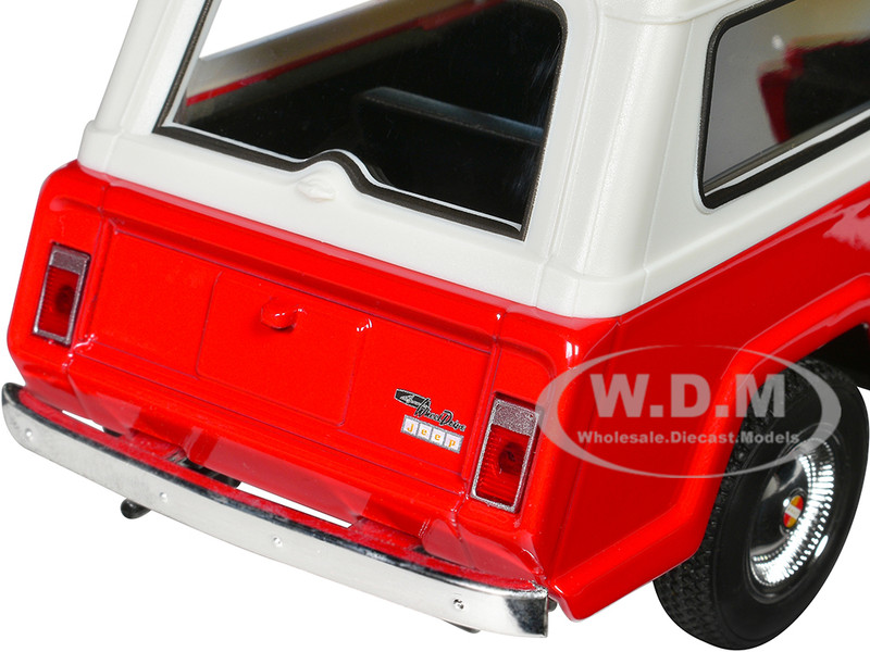 1967 Jeep Jeepster Commando Station Wagon Red with White Top