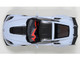 2019 Chevrolet Corvette C7 ZR1 Ceramic Matrix Gray Metallic with Carbon Top 1/18 Model Car Autoart 71277