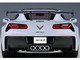 2019 Chevrolet Corvette C7 ZR1 Ceramic Matrix Gray Metallic with Carbon Top 1/18 Model Car Autoart 71277