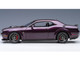 2022 Dodge Challenger R/T Scat Pack Widebody Hellraisin Purple Metallic 1/18 Model Car Autoart 71771