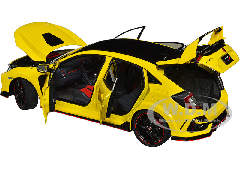 AUTOart オートアート1/18　ホンダ シビック タイプR イエロー オートアート】 1/18 ホンダ シビック タイプR （FK8） リミテッド