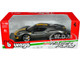 Ferrari 296 GTB Assetto Fiorano Gray Metallic with Yellow Stripes Race Play Series 1/18 Diecast Model Car Bburago 16017gry