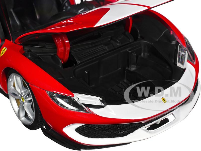 FERRARI 296 GTB ASSETTO FIORANO RED 1/18 DIECAST MODEL CAR BY