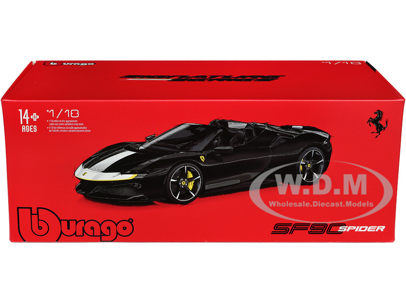 Ferrari SF90 Spider Assetto Fiorano Black Metallic with
