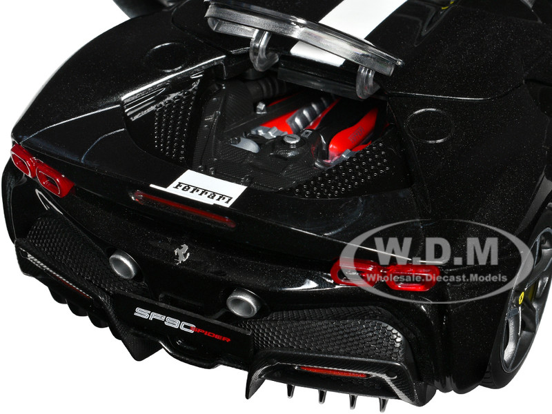 Bburago 1/18 フェラーリ SF90 スパイダー ブラック FERRARI SF90 SPIDER ASSETTO FIORANO BLACK 1/18 DIECAST MODEL