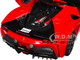 Ferrari SF90 Stradale Assetto Fiorano Red with White Stripes Signature Series 1/18 Diecast Model Car Bburago 16911r