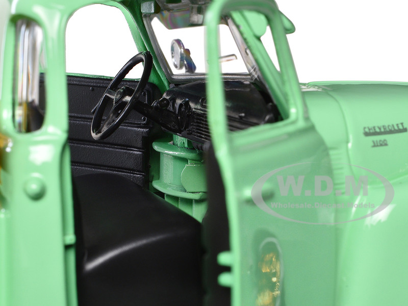 1950 Chevrolet 3100 Pickup Truck Lowrider Light Green with Gold