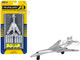 Rockwell B 1 Lancer Bomber Aircraft Silver Metallic United States Air Force with Runway Section Diecast Model Airplane Runway24 RW025